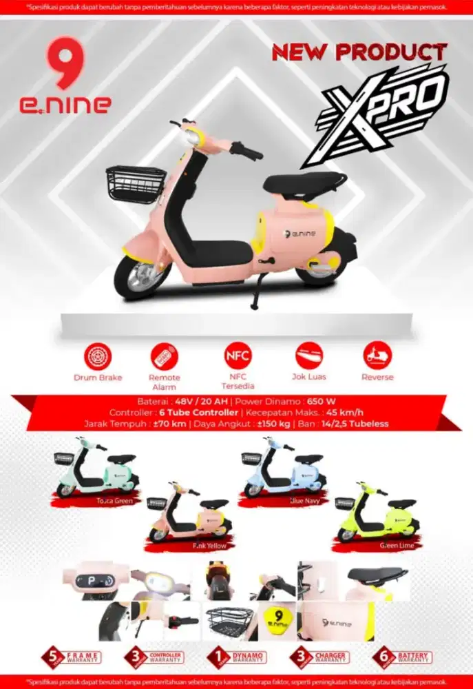 Sepeda listrik enine X-pro