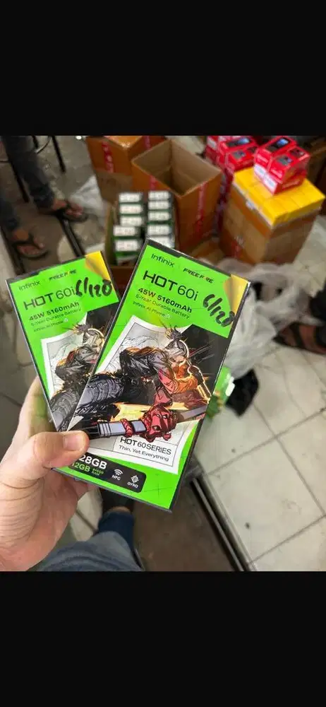 Infinix hot 60! 6+6/128 new