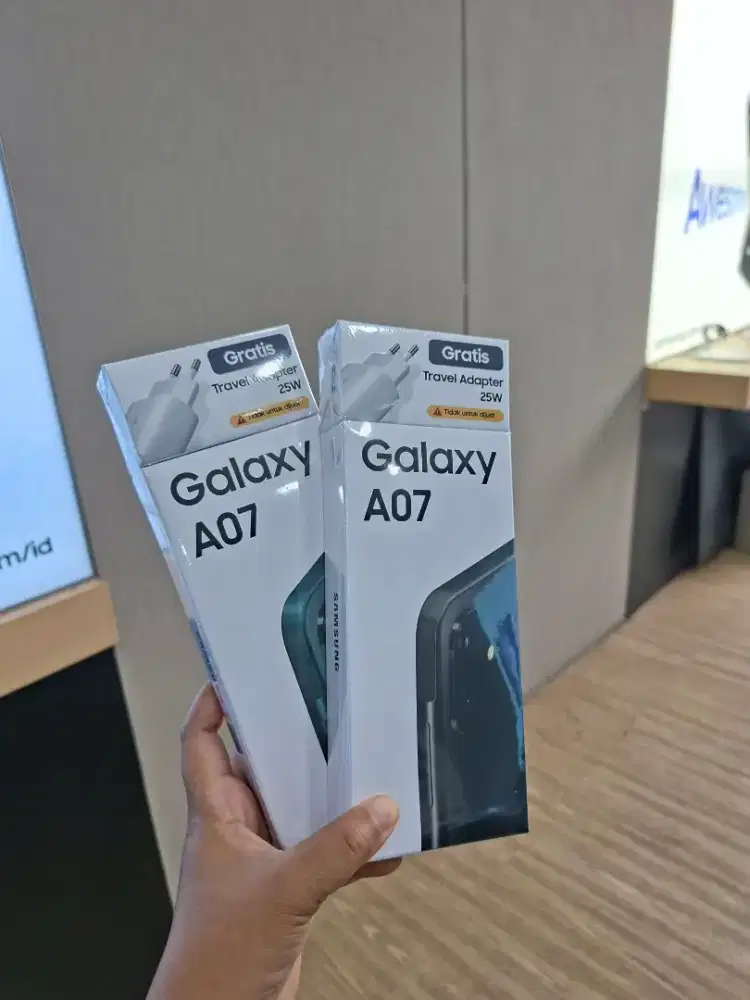 BEW SAMSUNG GALAXY A07 4/64GB FREE ADAPTOR 25W 100% ORIGINAL