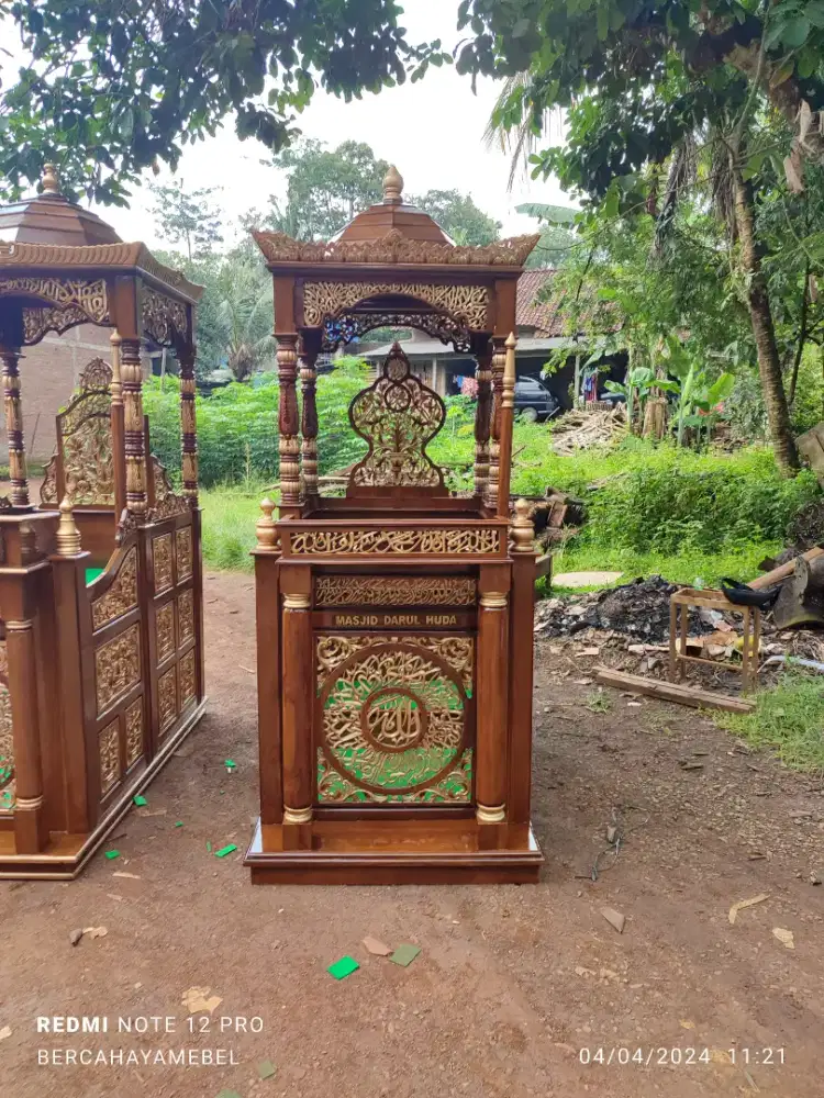 Mimbar masjid Jepara