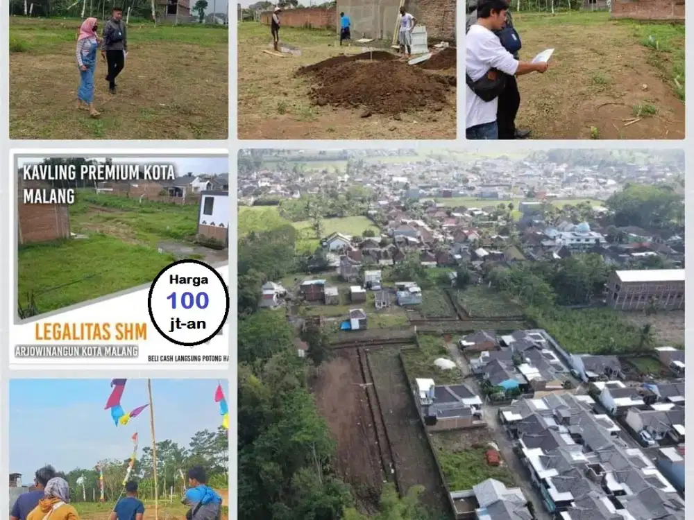 Promo Tanah Kavling Arjowinangun Kedungkandang Kota Malang murah SHM