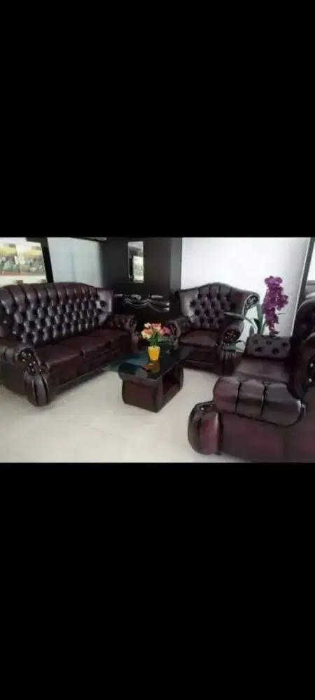 SOFA JAGUAR 321 + meja merk MERLION, bergaransi