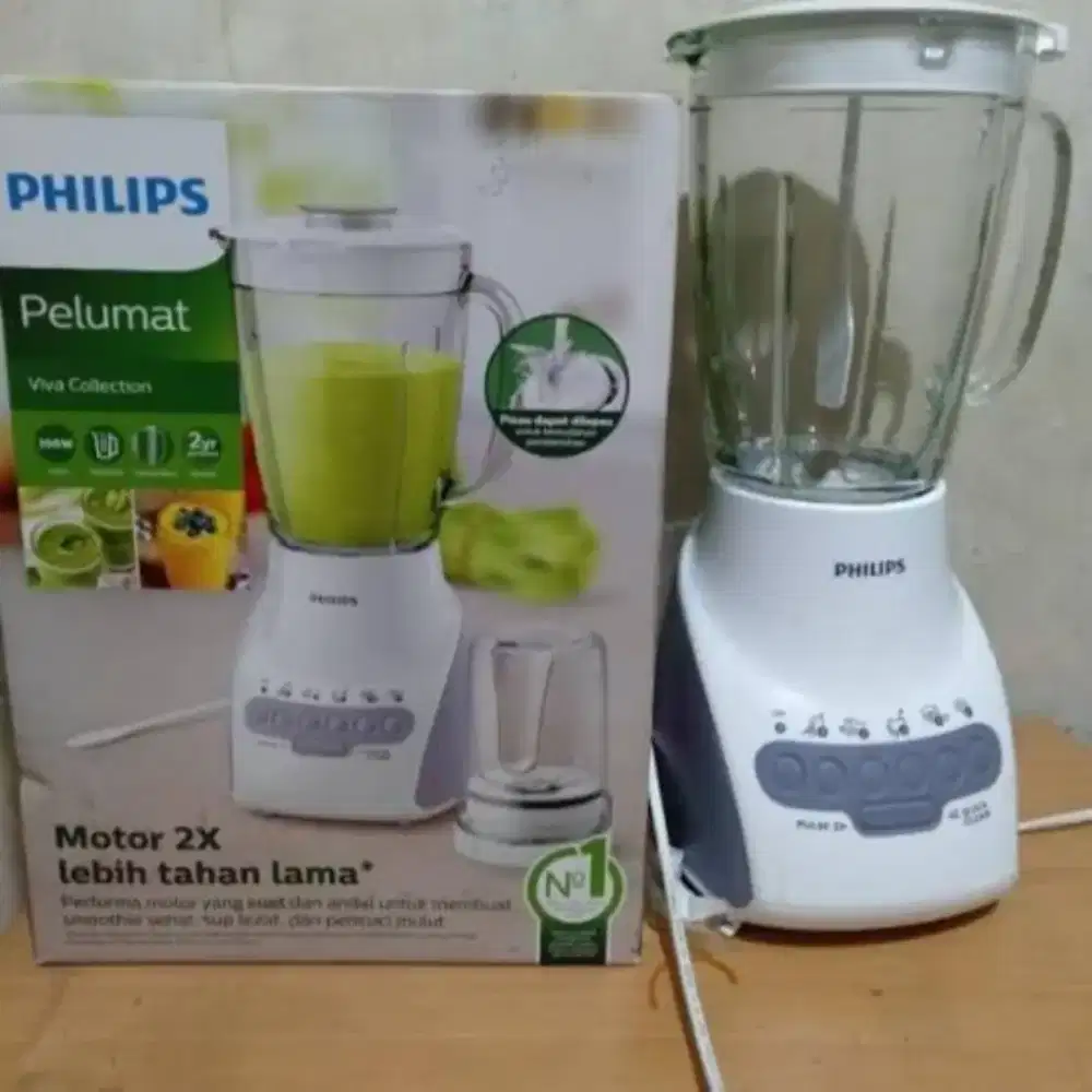 Blender Philips Tabung Plastik Second Mulus