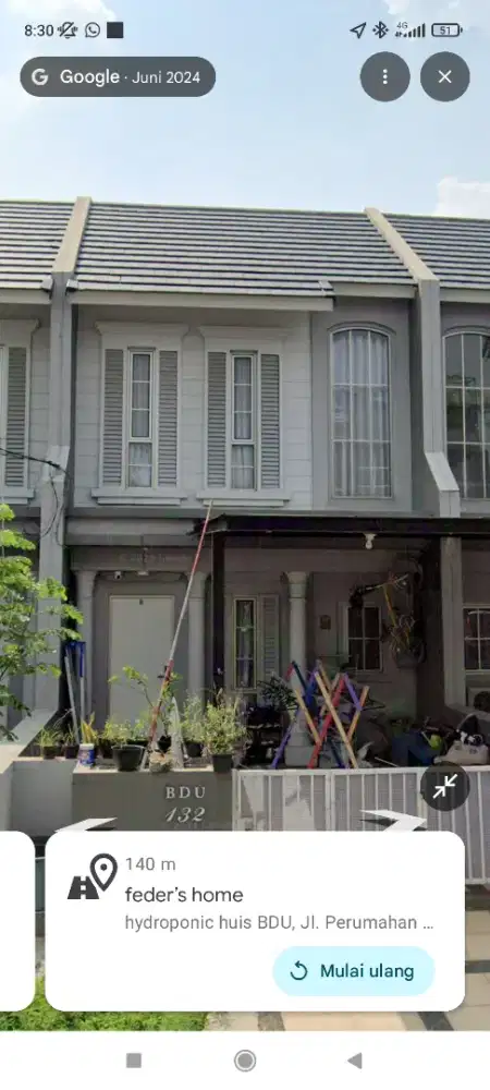 Jual rumah take over Bank