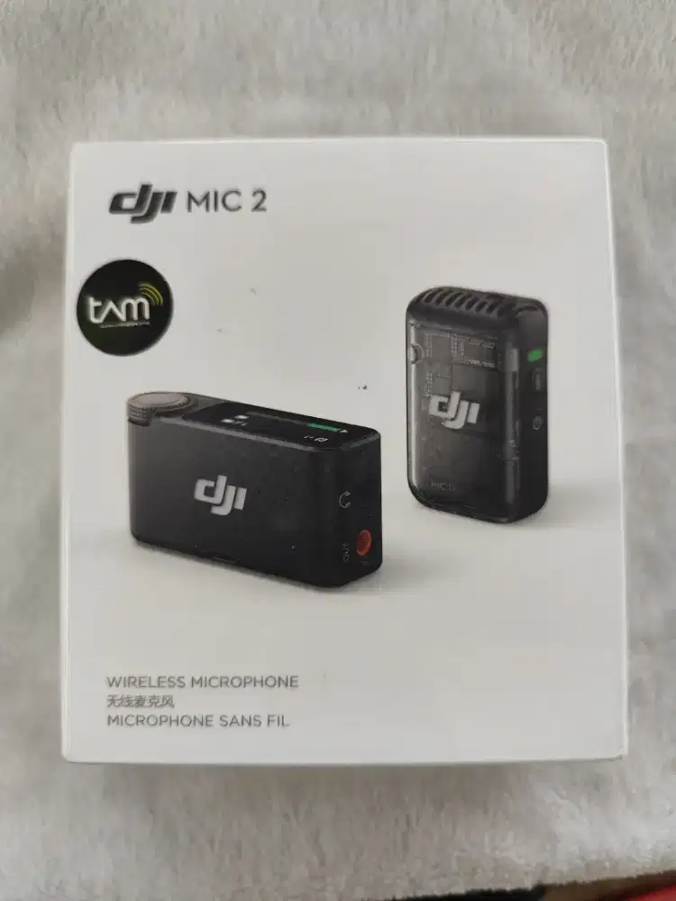 DJI MIC 2 Black: 1 Tx + 1 Rx Segel Action Camera Vlog Alt Gopro Xiaomi