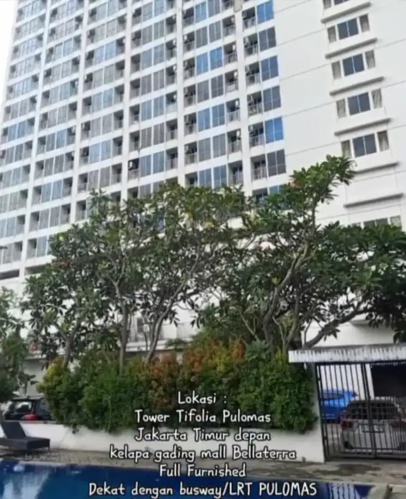 BU dijual Apartemen Tifolia di Jakarta
