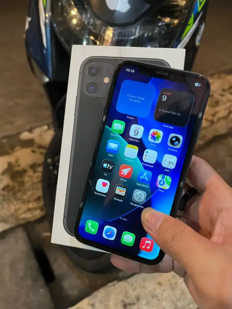 IPHONE 11 128GB BEACUKAI FULLSET