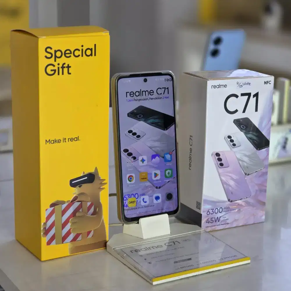 Realme C71 sejutaan gratis botol minum