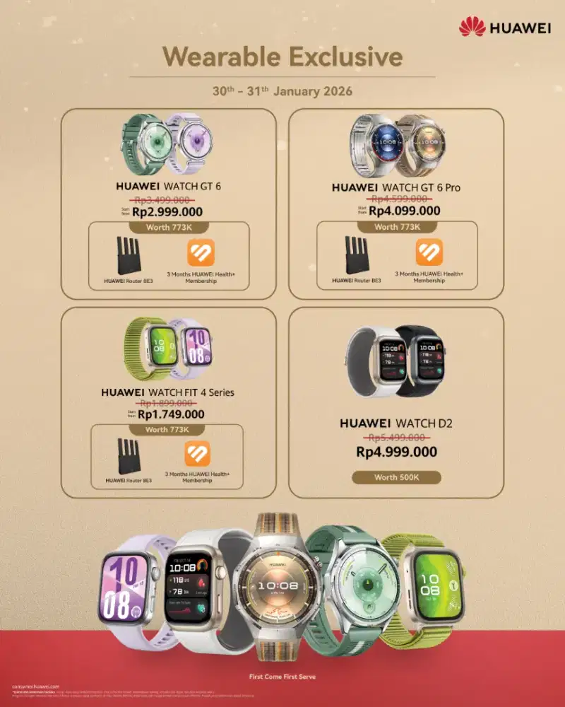 PROMO WATCH HUAWEI CUMA 2HARI