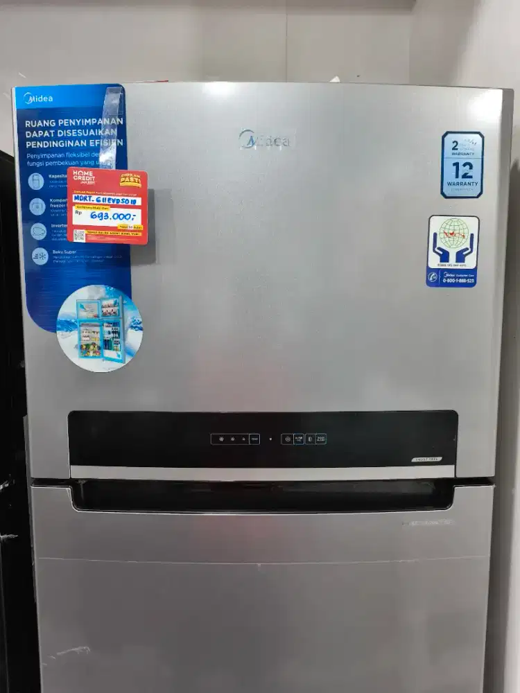 PROMO KULKAS MIDEA 2 PINTU CICILANMU MULAI DARI 693,000 SELAMA 10 BLN