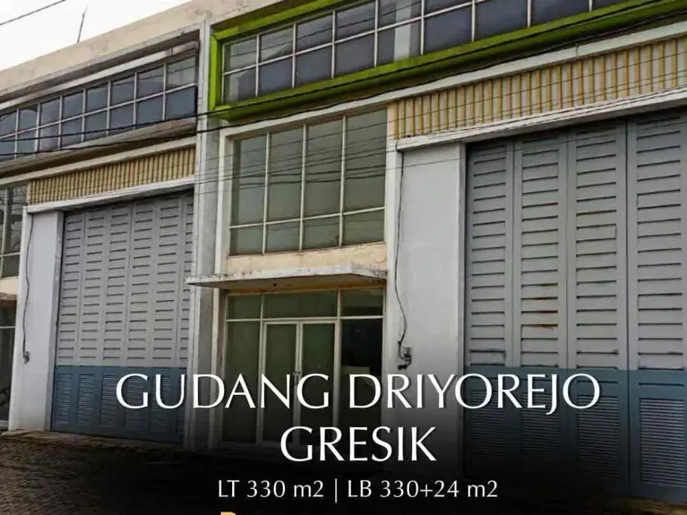 Disewakan gudang siap pakai driyorejo gresik