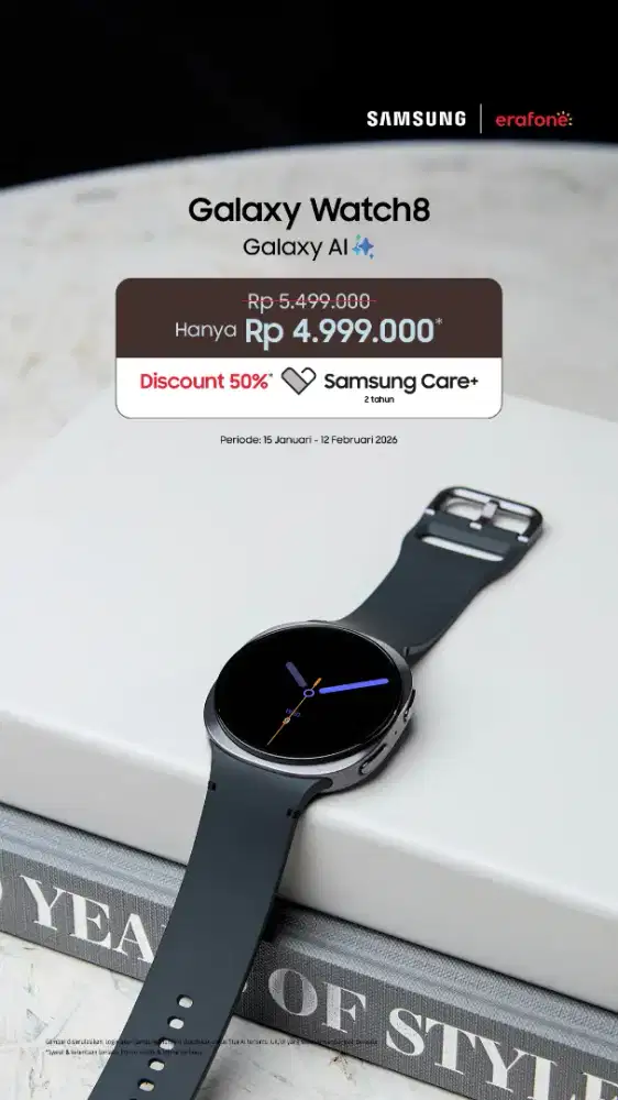 SAMSUG GALAXY WATCH 8 PROMO TERBARU AWAL TAHUN SPESIAL
