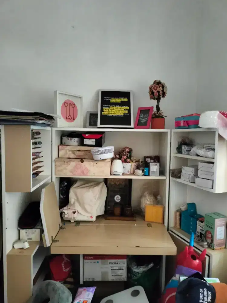 Jual meja jahit bisa di lipat jadi lemari