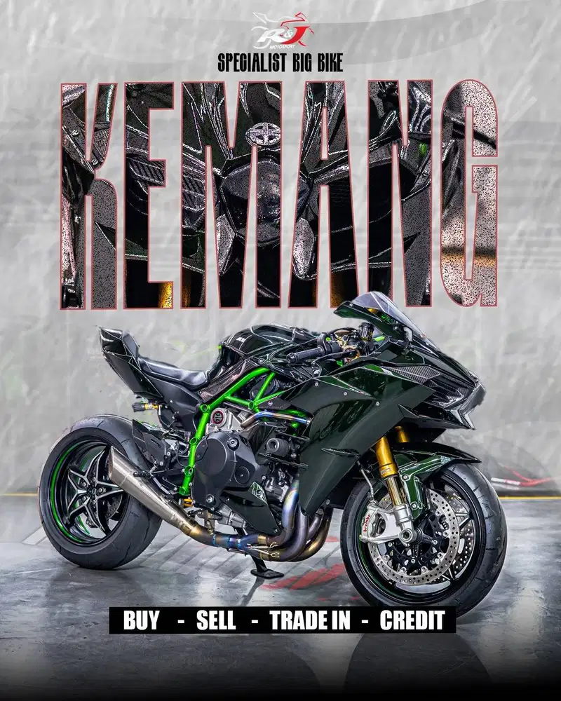 (Full Paper) Kawasaki H2 Tahun 2023 Total Modif 200jt-an KM 3.000an