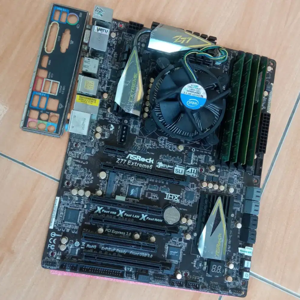 ASRock Z77 Extreme6 + Intel Core i7-3770