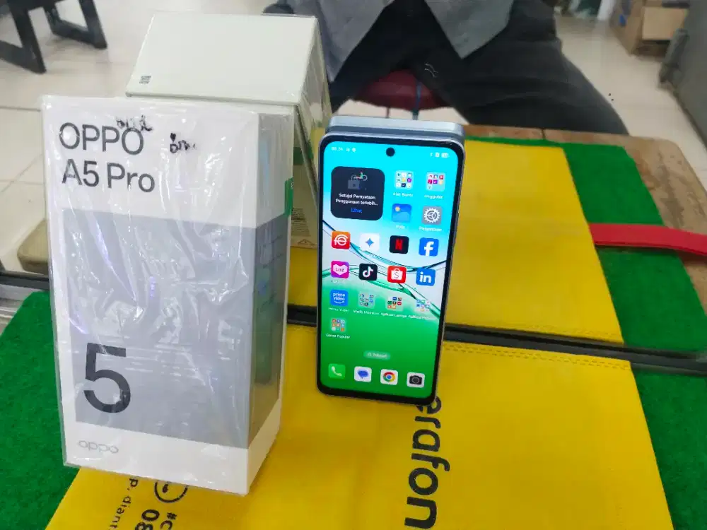 Oppo A5 Pro Ram 8/256 gb mulus no lecet lengkap
