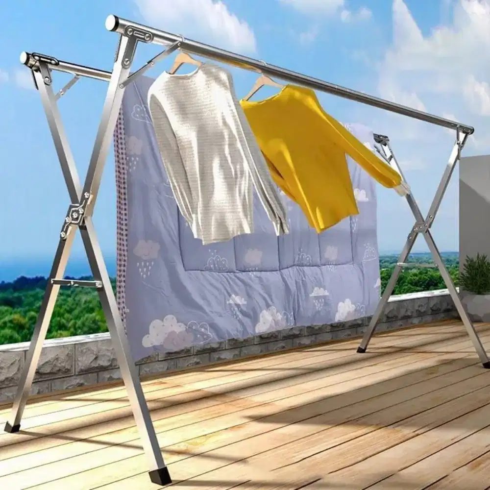 Jemuran Baju Stainless / Jemuran Lipat Minimalis