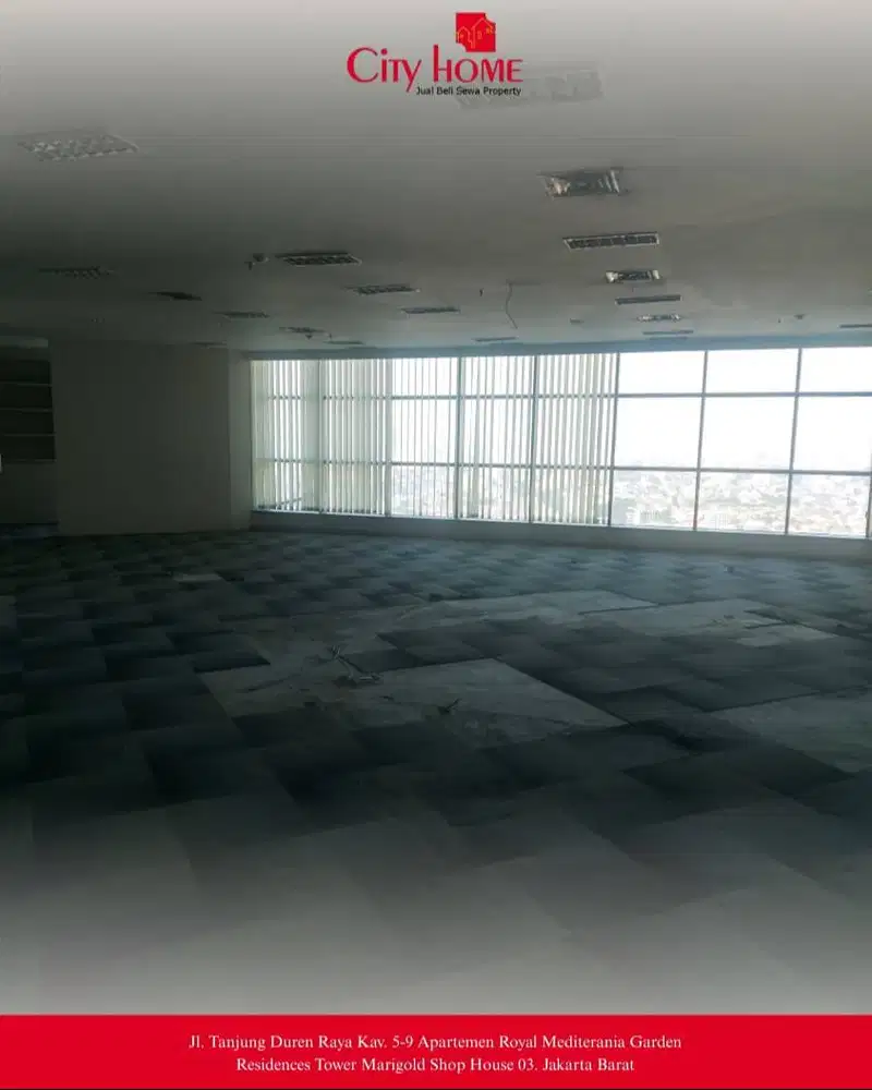 Disewakan office space  size 200an semifurnished
