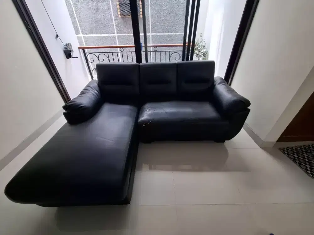 Jual sofa L bekas layak pakai