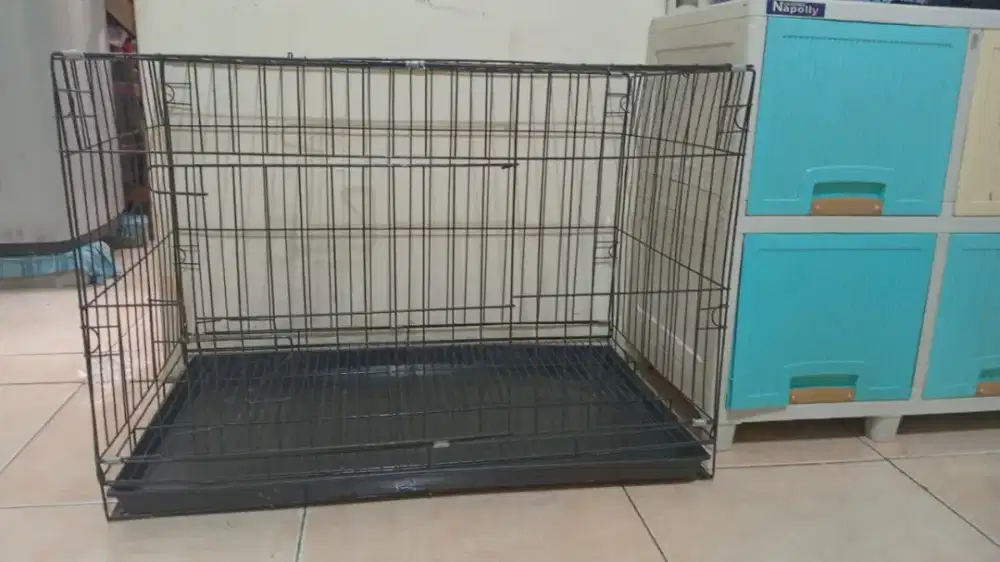 KANDANG HEWAN KUCING,ANJING,KELINCI. *KANDANG BESI LIPAT