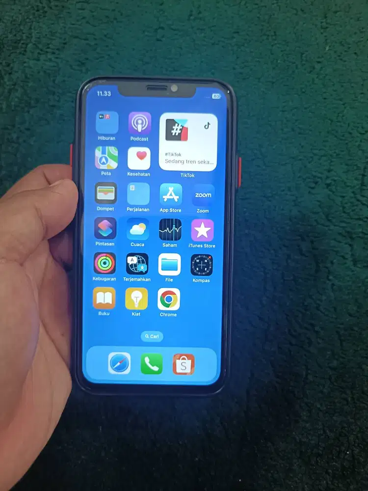 Jual hp iphone X second batangan keadaan 90 % baik