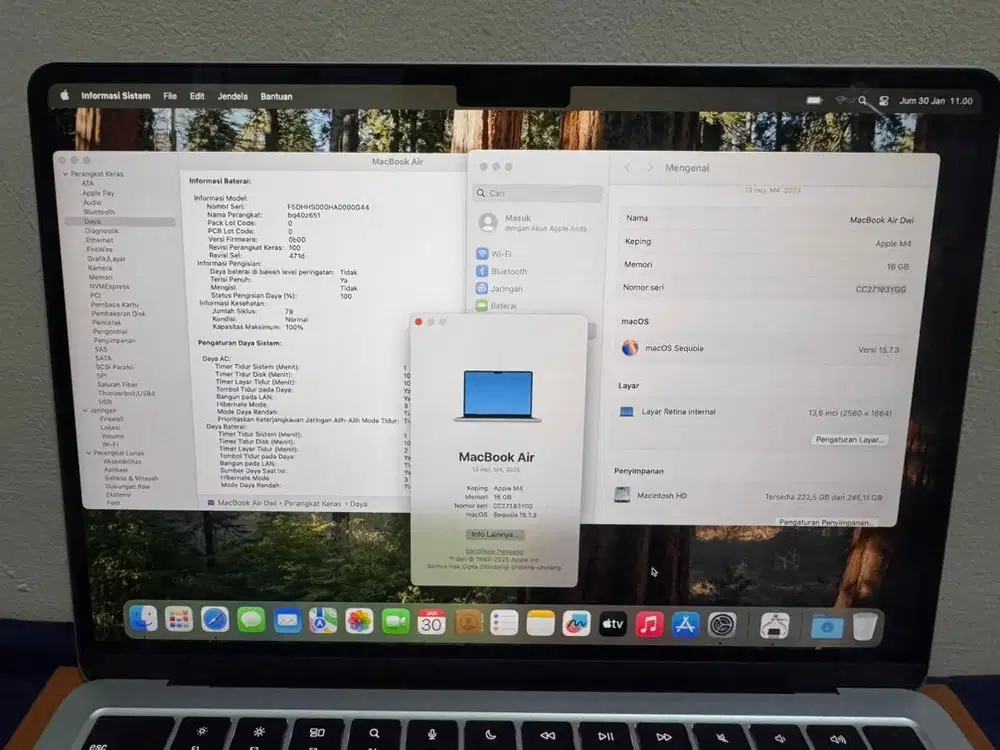 Apple Macbook Air M4 16/256GB skyblue