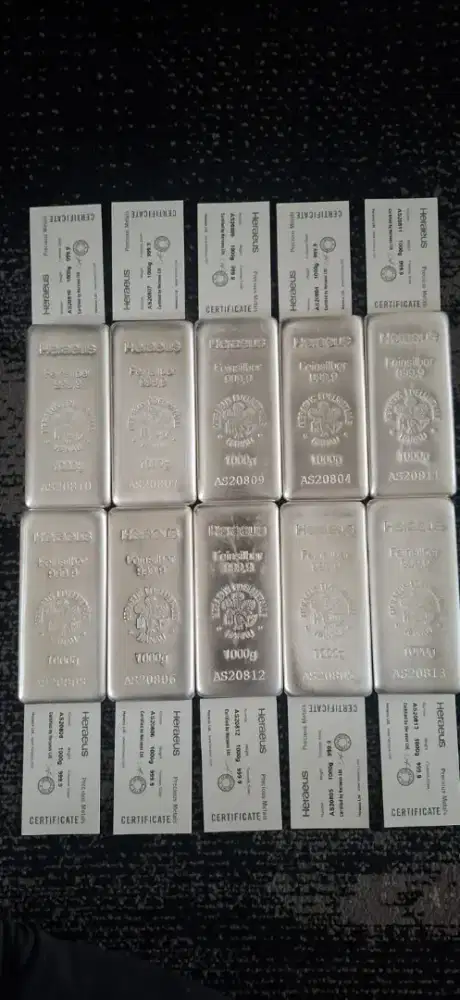 Jual Cepat Perak Heraeus Nadir . LBMA