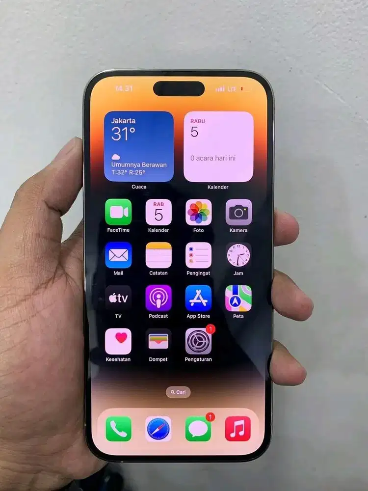 Di jual ip 14 pro inter 128GB no fullset all op