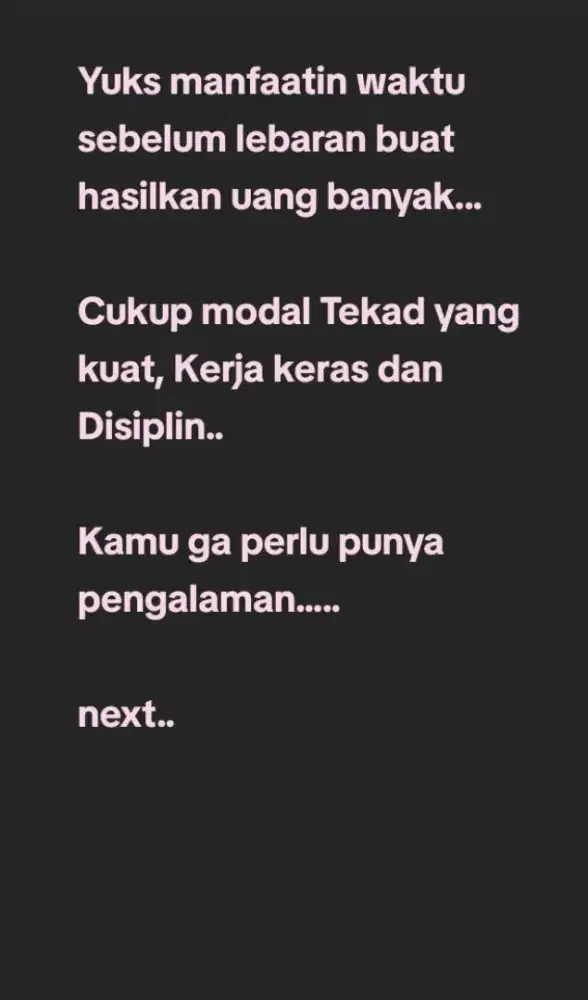 Hujan Uang dan karir