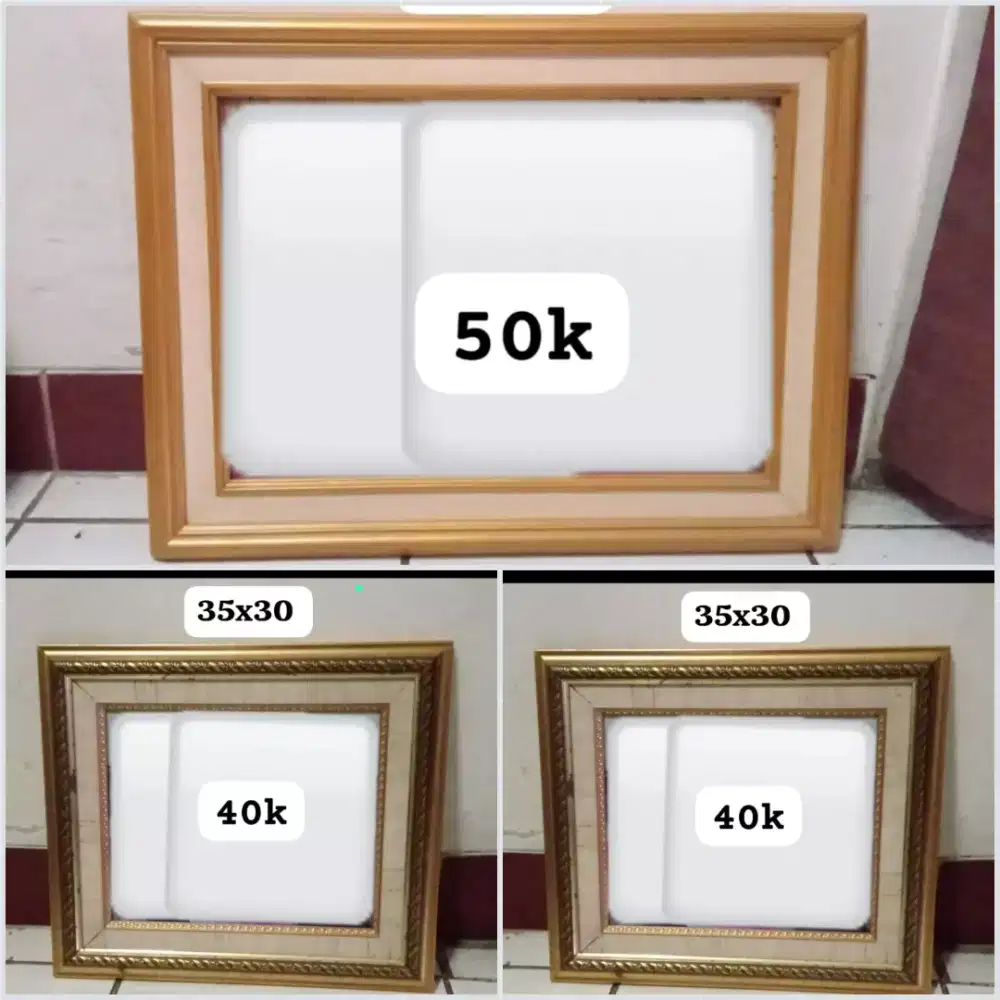 Bingkai Foto Gold