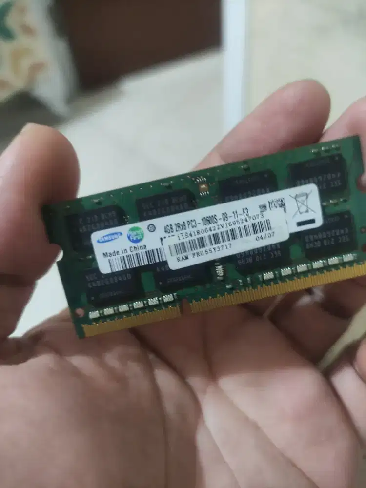 Ram laptop 4gb ddr3 samsung