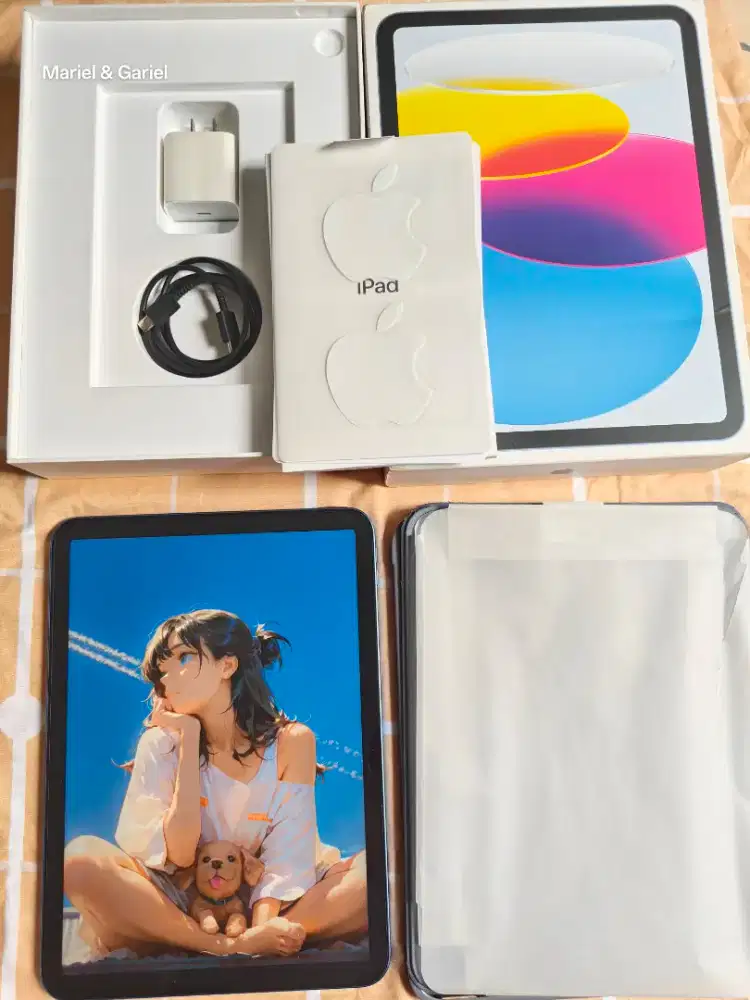 iPad 10 gen 10th Wifi 64gb Blue Mulus Bonis Case Termurah