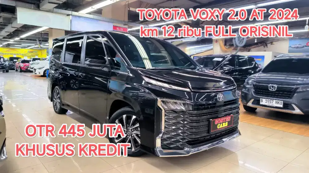 Km 12 ribu TOYOTA VOXY 2.0 AT 2024 FULL ORISINIL ISTIMEWA