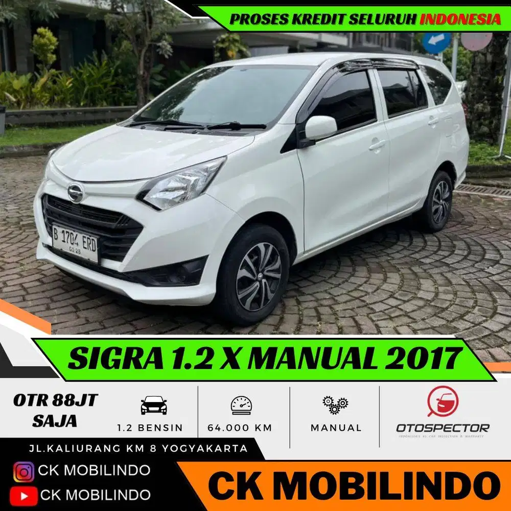 Daihatsu Sigra X Manual 2017 ANTIK ISTIMEWA DP Minim Kredit Murah