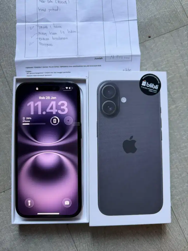 IPHONE 16 128 IBOX