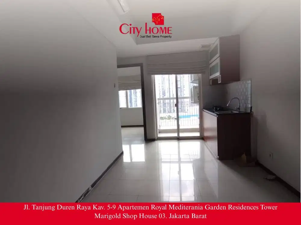 Disewakan Apartemen 2BR Unfurnsihed Luas 42m2, Jakarta Barat
