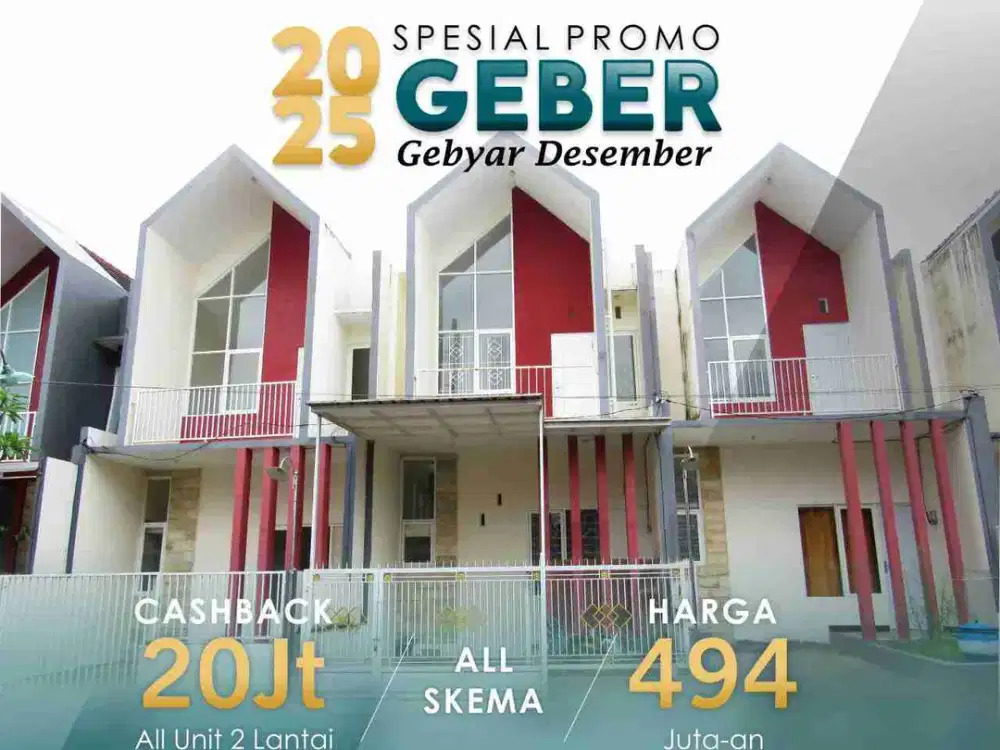 RUMAH MINIMALIS MURAH DEKAT BANDARA