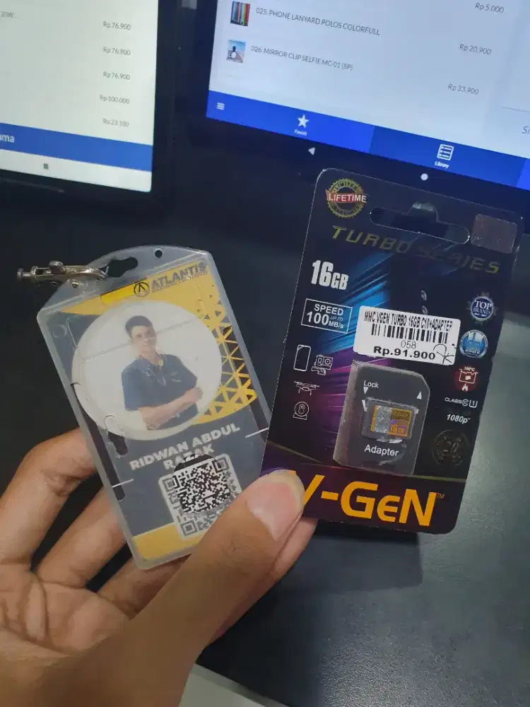 MMC VGEN TURBO 16GB C10+ADAPTER | ATLANTIS DAHSYAT