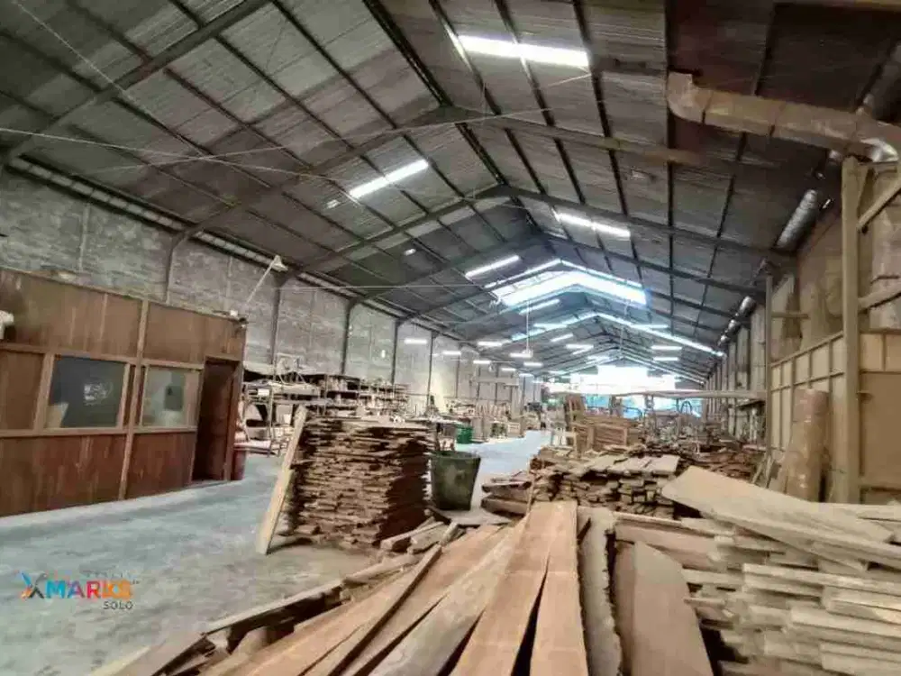 Dijual Gudang Siap Usaha Area Pergudangan Sukoharjo