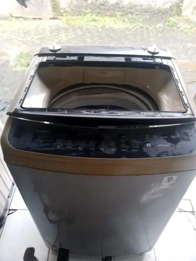 mesin cuci 1 tabung manual merek LG