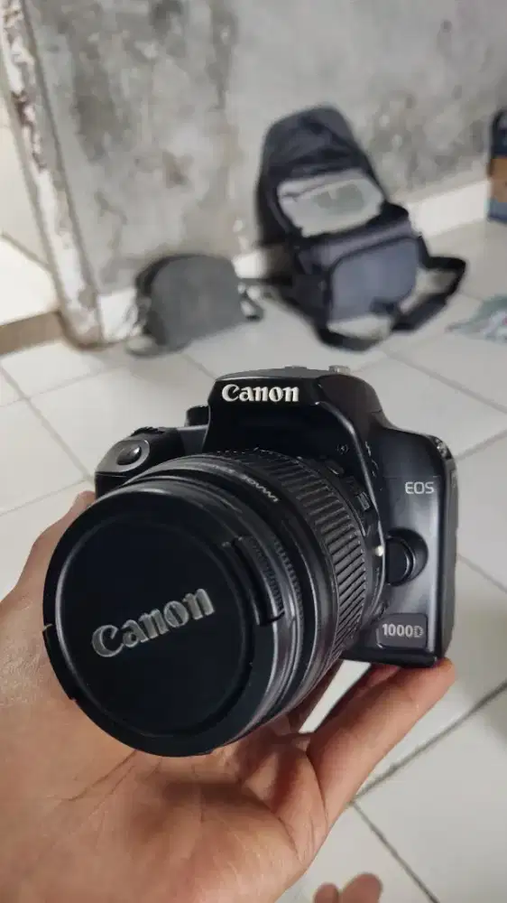 Canon eos 1000d (kamera DSLR, lensa ios versi I)