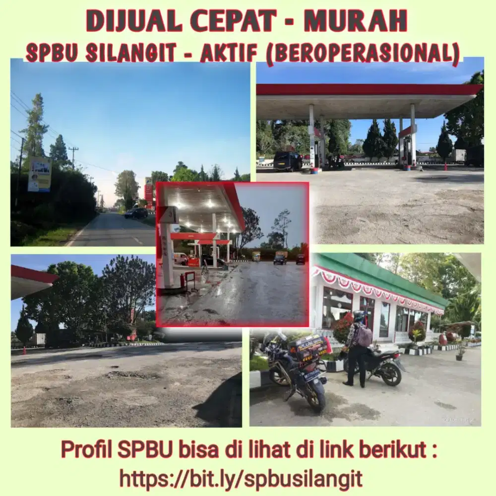 DIJUAL SPBU (POM BENSIN) DI SILANGIT