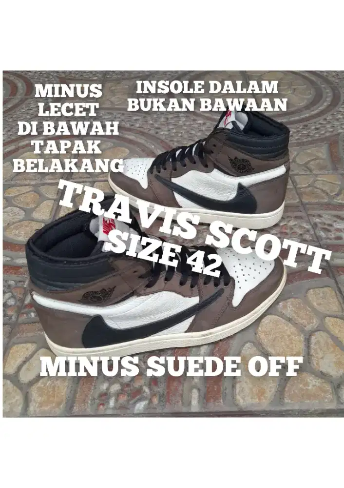 SZ 42 NIKE TRAVIS SCOTT BEKAS