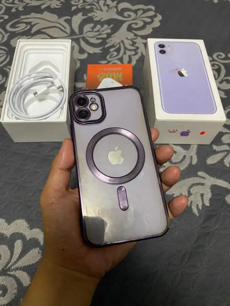 Iphone 11 128gb fulset mulus resmi beacukai setara ibox