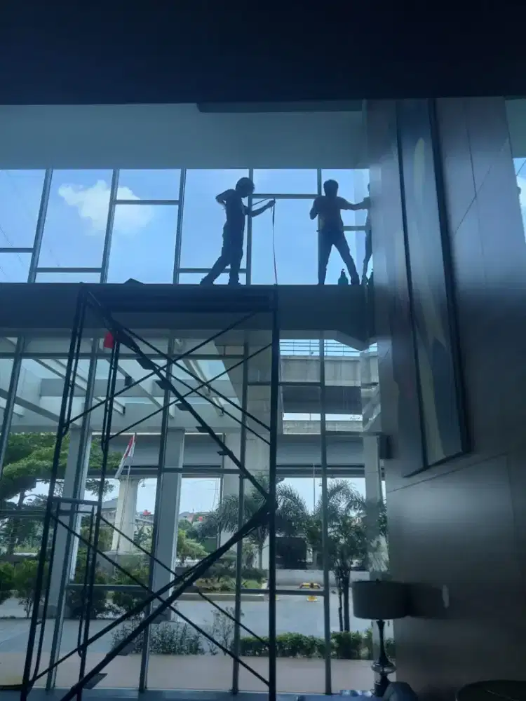 Kacafilm sticker kaca  kanofi jendela gedung rumah