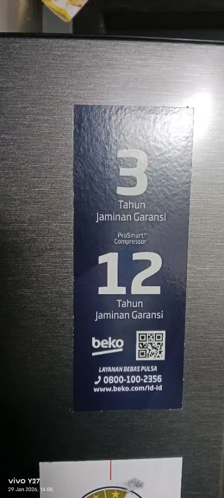 Jual kulkas 2 pintu BU