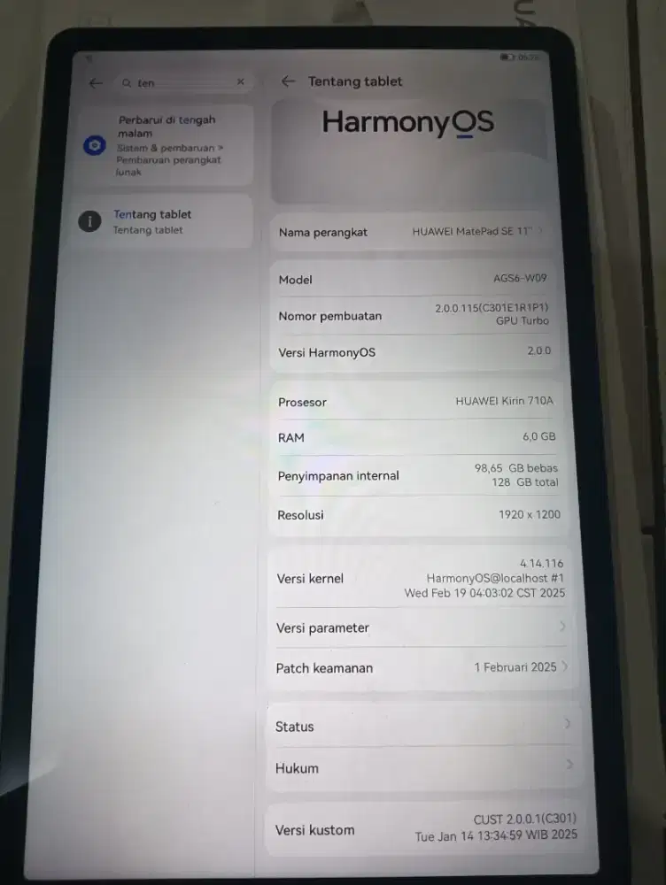 iPad  Huawei  Terbaru