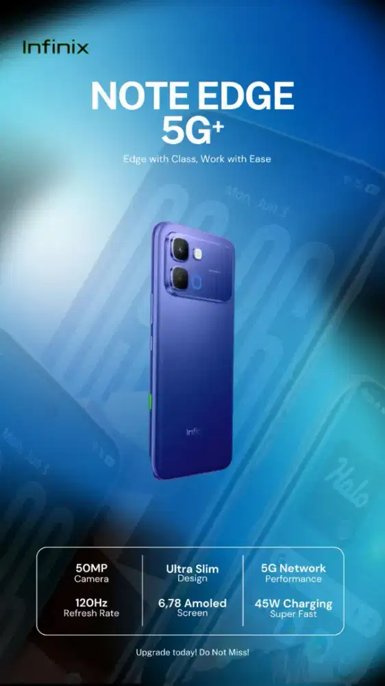 INFINIX NOTE EDGE 8/256 NEW ARIVAL SEGEL