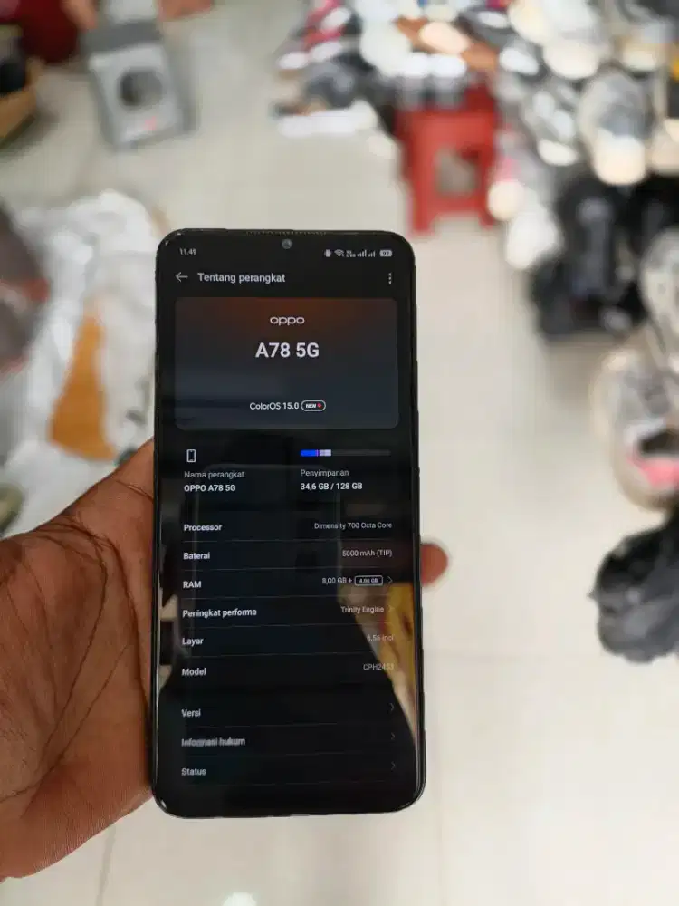 OPPO A78 5G 8/128 RESMI