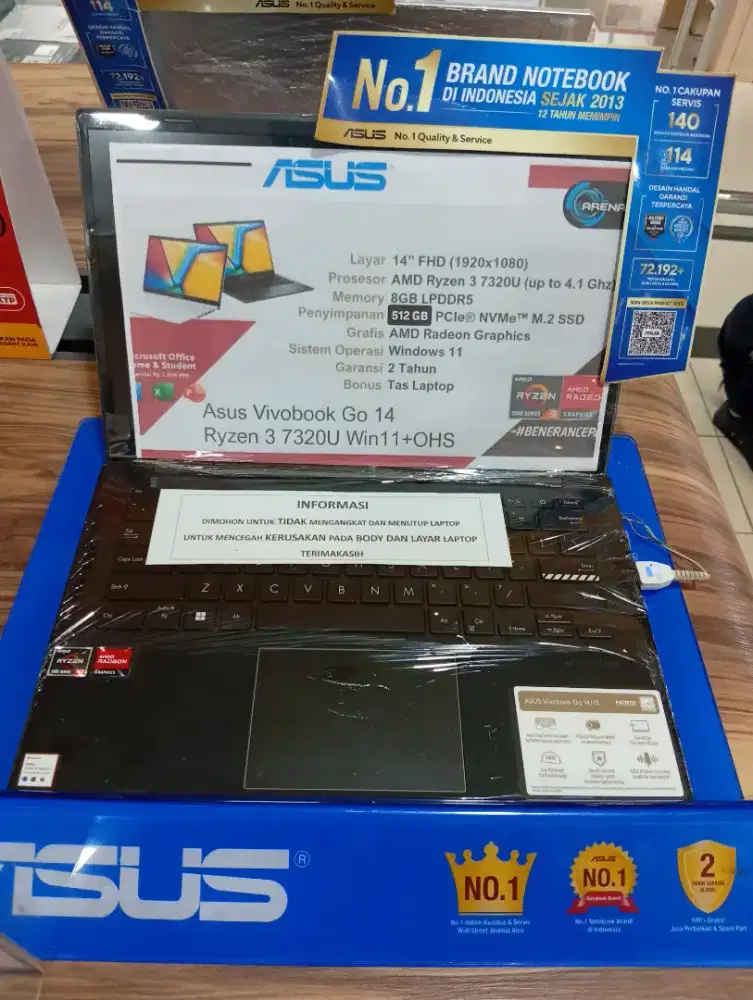 NOTEBOOK ASUS E1404FA-FHD351 BLACK 8/512GB